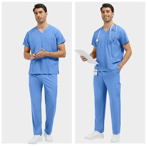 Uniformes de Enfermería Transpirables en Oferta, Uniformes de <span class=keywords><strong>Trabajo</strong></span> para Hospitales, Clínicas Dentales y Salones de Belleza, Conjunto de Uniformes Médicos para Hombres y Mujeres - Product Image 4