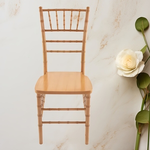 Silla Comercial Apilable Moderna y Resistente de Madera Maciza Chivary - Product Image 1