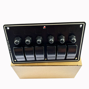 Top-Quality 6 Gang pannello interruttore marino 12V 24V impermeabile con indicatore LED & protezione di sovraccarico per imbarcazioni Marine UTV Truck - Product Image 6