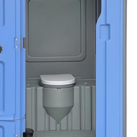 Toilettes portables de luxe en HDPE, salle de bain mobile, toilettes portables d'extérieur, installation facile
