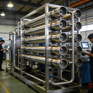 Sistema de Ósmosis Inversa (RO) de 2 Etapas Ultra-Puro Personalizado para la Industria Química, Tratamiento de Agua y Maquinaria para Plantas de Filtración - Product Image 2