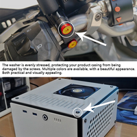 Rondelle conique en aluminium anodisé coloré, résistante aux UV et à l'abrasion, M2-M8, pour applications automobiles, drones RC et extérieur
