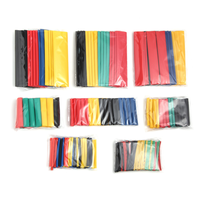 Kit de 164 tubes thermorétractables en polyoléfine ignifuge, isolés, pour câbles et fils