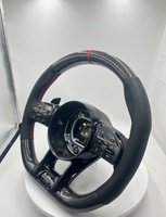 Volant personnalisé pour Mercedes Benz AMG W204 W166 W205 W212 C300 W213 W177 W211 W118 W447 W203 W164 en fibre de carbone et cuir