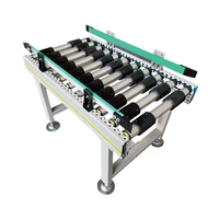Convoyeur à rouleaux électrique KECE en acier au carbone et nylon, vitesse réglable, 110-480V, capacité 100 kg