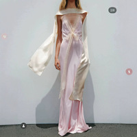 Robe fourreau sexy à col en V et bretelles, coupe ajustée, avec empiècements en dentelle, longueur maxi, séchage rapide, pour femme, idéale pour l'été