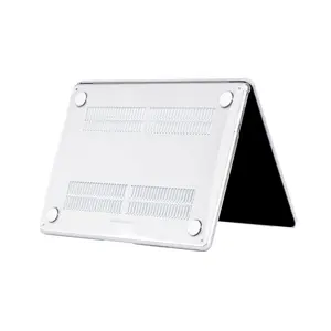 Transparente Kristall Kunststoff Hardcover Hülle für Apple Macbook Air 13,6 Zoll M2 A2681 Laptop