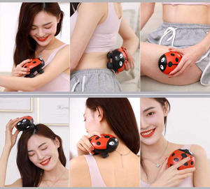 Benutzer definierte Kopfhaut <span class=keywords><strong>massage</strong></span> Rot Schwarz Silikon Elektrisches Kopf <span class=keywords><strong>massage</strong></span> gerät - Product Image 5