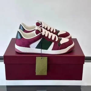 Sneakers de luxe en cuir véritable de qualité supérieure, à lacets, pour femmes et hommes, Master 2025, tendance, résistantes aux chocs, antidérapantes - Product Image 1