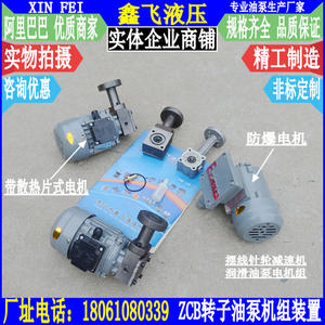 Unité de pompe à huile à rotor ZCB-0.8, moteur Shengzhou Changfeng YS5014, triphasé asynchrone, pompe à vis 40W - Product Image 3