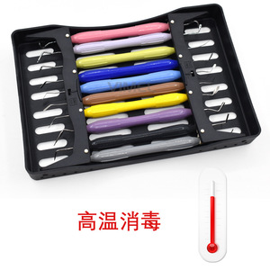 Kit de Resina Dental Vimel de 10 Piezas con Caja de Esterilización y Mango de Colores para Limpieza y Relleno Dental - Product Image 4