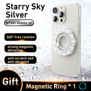Anillo de Dedo con Cristales de Lujo y Soporte para Teléfono Inteligente, Accesorio Universal para Teléfono Móvil - Product Image 2