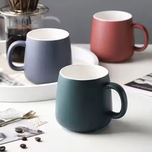 แก้วกาแฟเซรามิกเคลือบดินเผาขนาด 350 มล. 13 ออนซ์ แบบกำหนดเอง พร้อมโลโก้ - Product Image 1