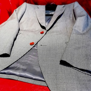 Ensemble de <span class=keywords><strong>costume</strong></span> en laine pied-de-poule sur <span class=keywords><strong>mesure</strong></span> - Vêtements formels classiques pour hommes, coupe ajustée, smoking de marié, <span class=keywords><strong>costume</strong></span> de bureau slim fit - Product Image 2