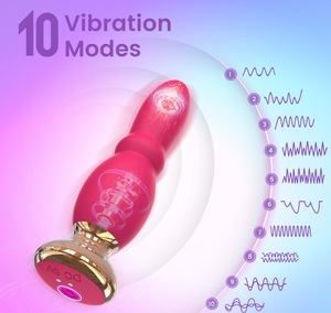 Vibrateur en silicone ABS postérieur télécommandé pour hommes, appareil de masturbation pour stimulation de la prostate, jouet sexuel, godemichet anal - Product Image 6