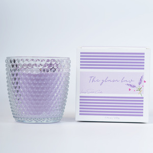 Scented Candle Glass Jar Cylinder <b>Soybean</b> Mixed Wax Indoor Home Decoration - Product Image 3