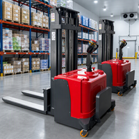 Gerbeur Électrique 1,5 Tonne 2 Tonnes Mât Triplex 4 Mètres 4,5 Mètres 5 Mètres Option Lève-Plateaux Batterie Lithium Prix