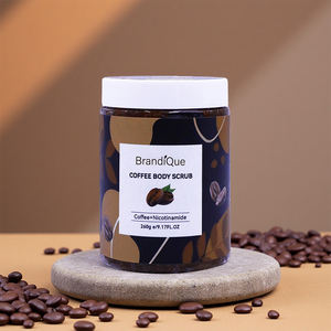 Organische Whitening Koffie Zeezout <span class=keywords><strong>Scrub</strong></span> <span class=keywords><strong>Cream</strong></span> Ontgiften Hydrateren De Huid Organische Body <span class=keywords><strong>Scrub</strong></span> - Product Image 1