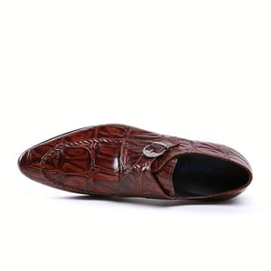 Chaussures décontractées à plateforme de haute qualité au design classique pour hommes, en cuir véritable, chaussures décontractées pour affaires, chaussures en cuir brillant pour hommes - Product Image 6