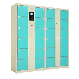 2024 New Design Smart Parcel Bag Storage Locker Steel Tool Storage Cabinet in school/beach