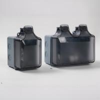 Boîtier de prise électrique étanche IP66 avec interrupteur, double prise, en ABS+PC, pour usage extérieur