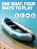 Canoës gonflables exclusifs, pare-soleil, ensembles de bateaux deux places, canoës double personne, kayaks, bateaux en caoutchouc, bateaux gonflables