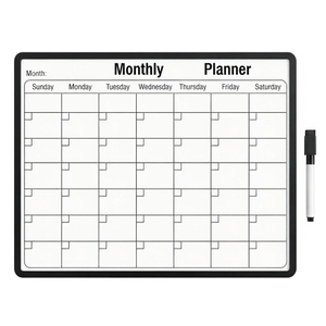 <span class=keywords><strong>Calendario</strong></span> <span class=keywords><strong>de</strong></span> Borrado en Seco Tamaño A3 para Refrigerador, Oficina, Escritorio, Tablero Magnético, Hoja Planificadora Mensual - Product Image 2