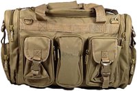 Sacs de sport et de voyage tactiques en toile cirée imperméable, grand format, avec logo personnalisé, pour activités extérieures, utilisation polyvalente, entraînement et gym, avec fermeture éclair, Solar