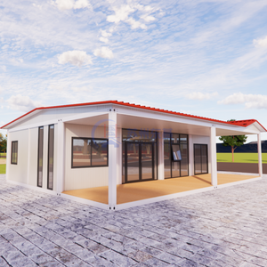 <span class=keywords><strong>Maison</strong></span> modulaire préfabriquée en acier de 40 pieds pour <span class=keywords><strong>grande</strong></span> famille, type conteneur, avec 2 chambres - Product Image 4