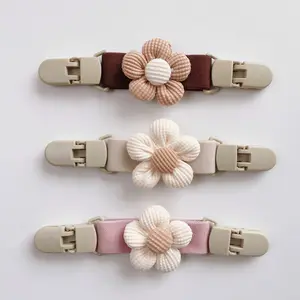 Fleur bébé sangle pantalon <span class=keywords><strong>Anti</strong></span> chute Clip barboteuse sangle robes bandoulière <span class=keywords><strong>anti</strong></span>-dérapant goutte épaule boucle fixation Clip ceinture - Product Image 1