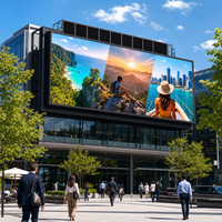 Pantalla LED para Exteriores P2.5 P3 P4 960x960mm de Alto Brillo IP65 con Acceso Frontal, Pantalla Publicitaria Comercial para Postes de Carretera