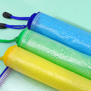 Huajie <span class=keywords><strong>A3</strong></span> lớn trong suốt PVC tài liệu túi dày không thấm nước chống ẩm lưới dây kéo sinh viên kiểm tra giấy lưu trữ tập tin - Product Image 3