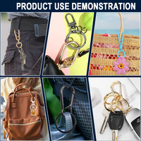 Vente directe usine à prix réduit : Porte-clés personnalisés avec logo et nom de marque gravés en fer/acier inoxydable, anneaux de porte-clés, anneaux de type médaille d'identification, porte-clés plats et anneaux de porte-clés fendus
