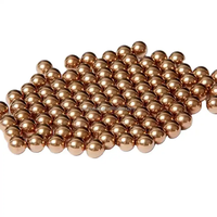 Miniature Brass Beads 2.02mm Diameter Precision Instruments Jewelry Accessories Polished Shiny Surface HRC 66-70 Durable