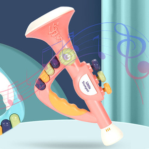 Instruments de musique pour enfants, trompette électronique avec couleur macaron - Product Image 2