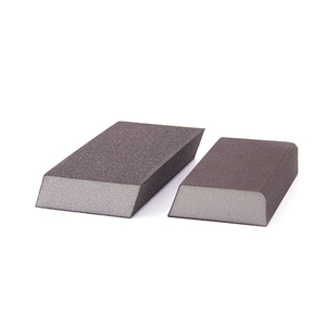 P180 P100 Wet or Dry Foam <strong>Sand</strong> <strong>Block</strong> Beveled Edge Hand Abrasive Sponge Sanding <strong>Block</strong> for Wood Metal Stone Buffing - Product Image 5