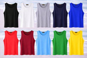 Camisetas sin mangas unisex, colores sólidos. Hechas con TK30 S/J 150-160 gsm (34) - Product Image 2