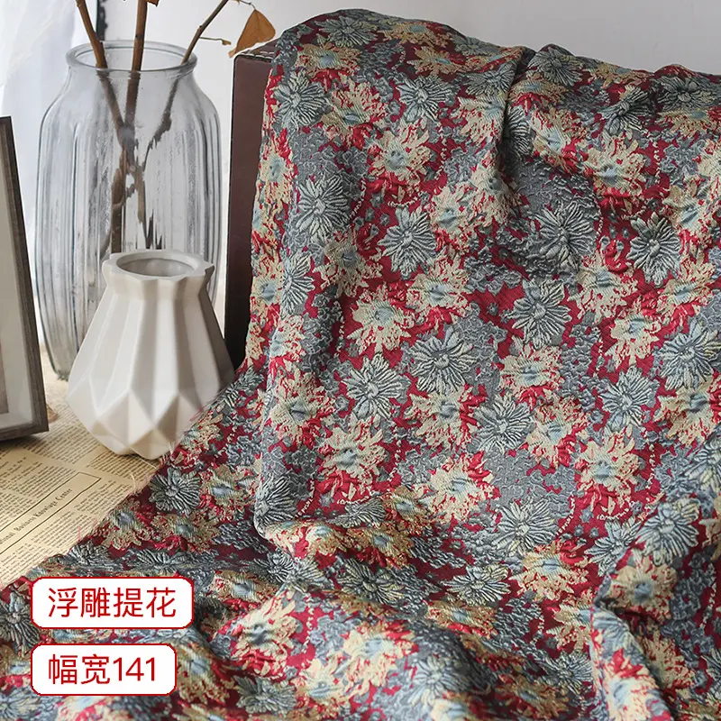 100% polyester jacquard fabric for dress