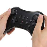 Control Inalámbrico Finera BT para Consola Wii U, Joystick Recargable Pro con Motor de Vibración N-Will U Pro, 1 Año de Garantía