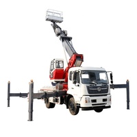 사다리 리프트 트럭 28m 34m 38m 46m 텔레스코픽 붐 버킷 트럭 25m 텔레스코픽 붐 고소작업차 판매