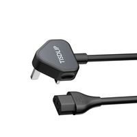 Cordon d'alimentation OEM personnalisé norme britannique 13A IEC C13 pour équipement électrique domestique