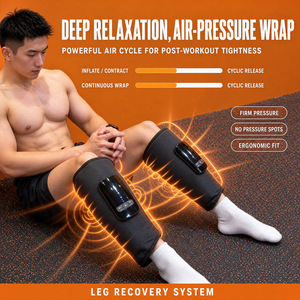 Massaggiatore per Gambe a Compressione d'Aria, 5 Modalità, Fascia per Polpacci, 5000mAh con Funzione Riscaldante, Vendita Diretta all'Ingrosso - Product Image 2