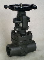 Valve sphérique forgée à haute pression en acier au carbone ASTM A105 à douille à souder classe 800