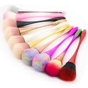 14 Styles Nail Dust Cleaning <b>Brush</b> Professional Nail Art Make Up <b>Brushes</b> <b>Long</b>-<b>Handled</b> Super Fluffy Dust Removal Manicure Tools - Product Image 3
