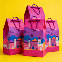 Sacs en papier kraft personnalisés avec votre propre logo, emballage cadeau de luxe pour la vente au détail, recyclable, fermeture à cordon pour chaussures, cosmétiques
