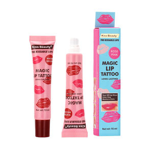 Kiss Beauty 16 ml Magic Color Peel Off Lip Stain Gloss Venta al <span class=keywords><strong>por</strong></span> mayor Etiqueta privada Cosmético Maquillaje Squeeze Tube Lip Tattoo Gloss - Product Image 6
