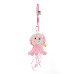 New Cute Jellyfish Pendant Plush <b>Toy</b> Octopus Stuffed Animal Doll Marine Life Cartoon Bag Charm Keychain Dolls for Kids Adult - Product Image 5