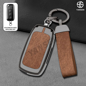 Pour VW Volkswagen Phaeton Bentley Bentayga Continental <span class=keywords><strong>GT</strong></span> Flying Spur Mulsanne, étui de protection pour clé de voiture, coque de clé, porte-clés, accessoires - Product Image 3