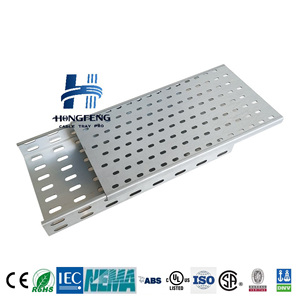 Cannelle de câblage perforée pour bâtiments commerciaux – Cannelle ventilée en acier galvanisé avec trous perforés pour la dissipation thermique - Product Image 1