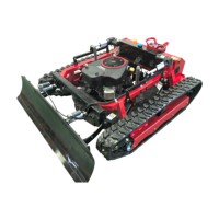 Tondeuse robot antidérapante premium 550 mm, forte capacité de franchissement, corps compact pour l'entretien des pâturages montagneux, des bordures de routes et des jardins